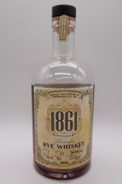 1861 Distillery Rye Whiskey, Barrel Aged Rye Whiskey